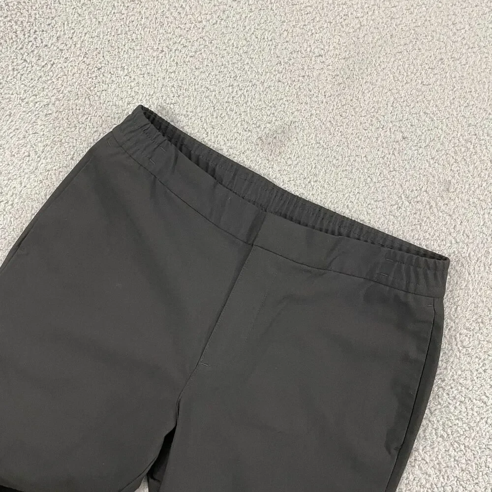 Banana Republic Mason Athletic‎ Tapered Pants Men 35x32 Black Flat Front Stretch